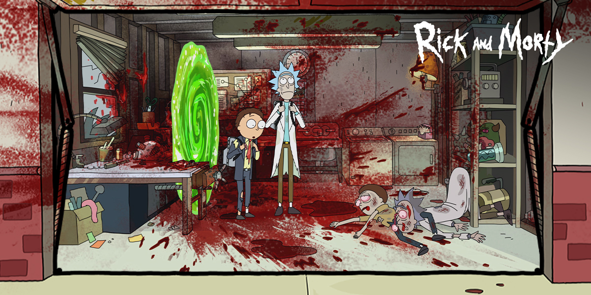 Banner image of Rick and Morty from the New Reality card set.